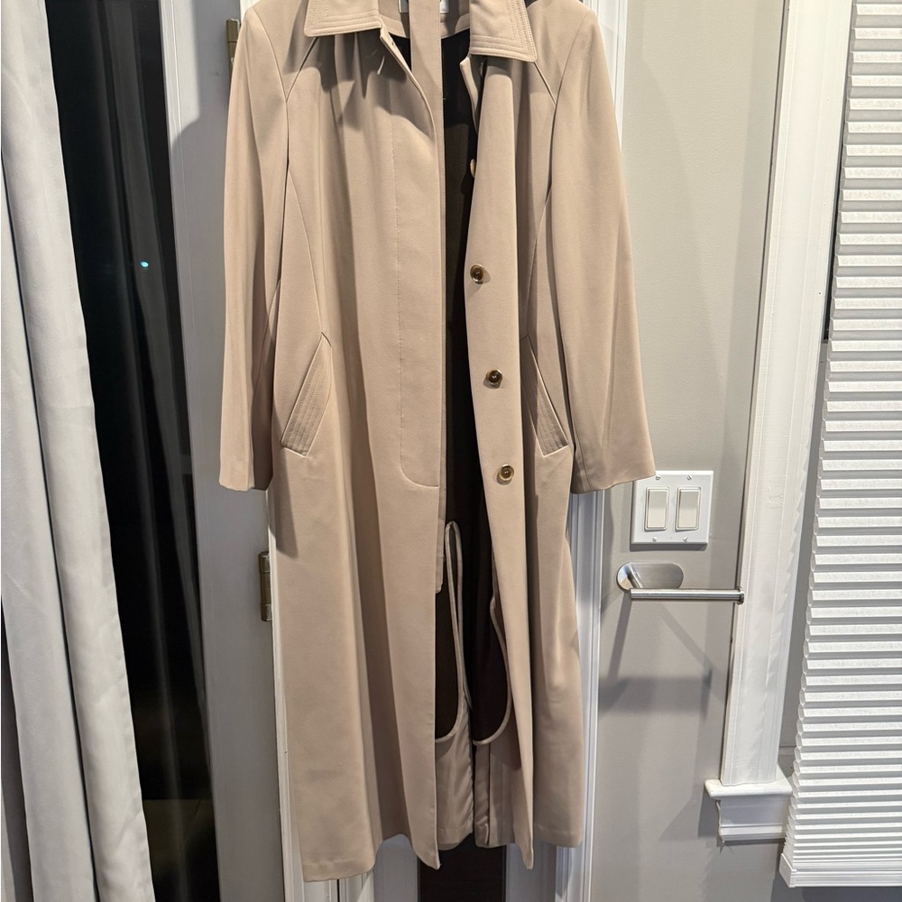 Talbots Classic Tan Trench Coat